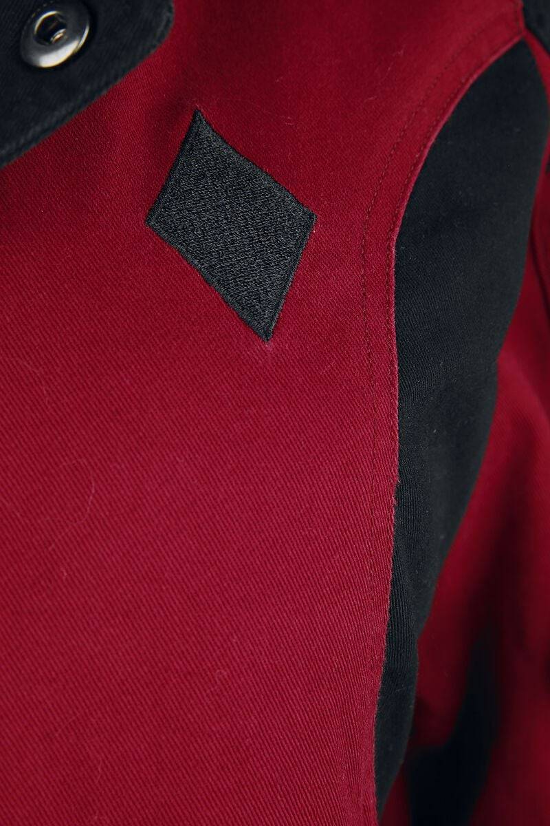 EMP "Harley Quinn" Winterjacke Schwarz/rot Von Batman