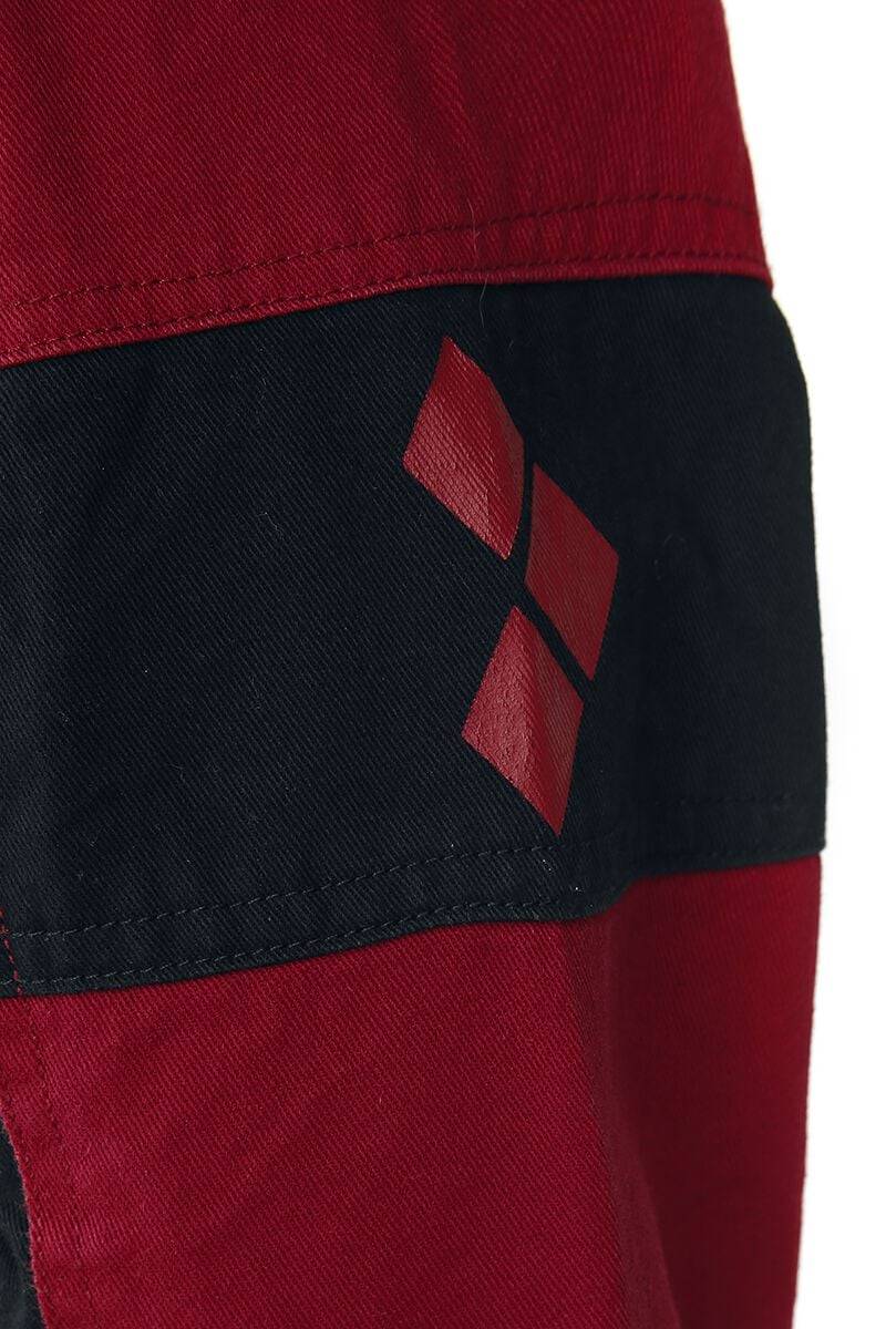 EMP "Harley Quinn" Winterjacke Schwarz/rot Von Batman