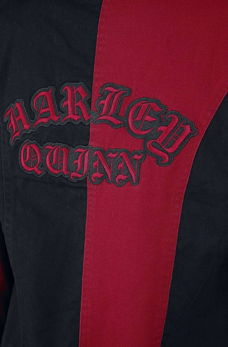 EMP "Harley Quinn" Winterjacke Schwarz/rot Von Batman