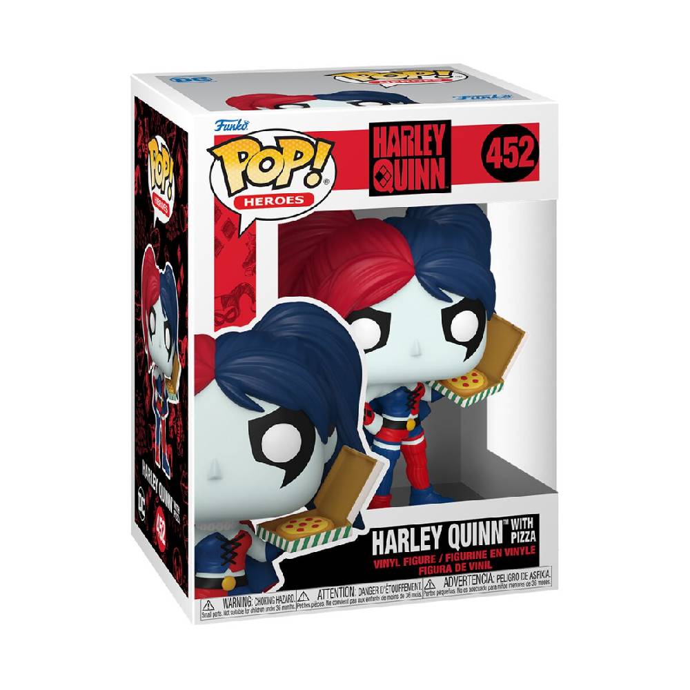 EMP "Harley Quinn with Pizza Vinyl Figur 452" Funko Pop! von Harley Quinn