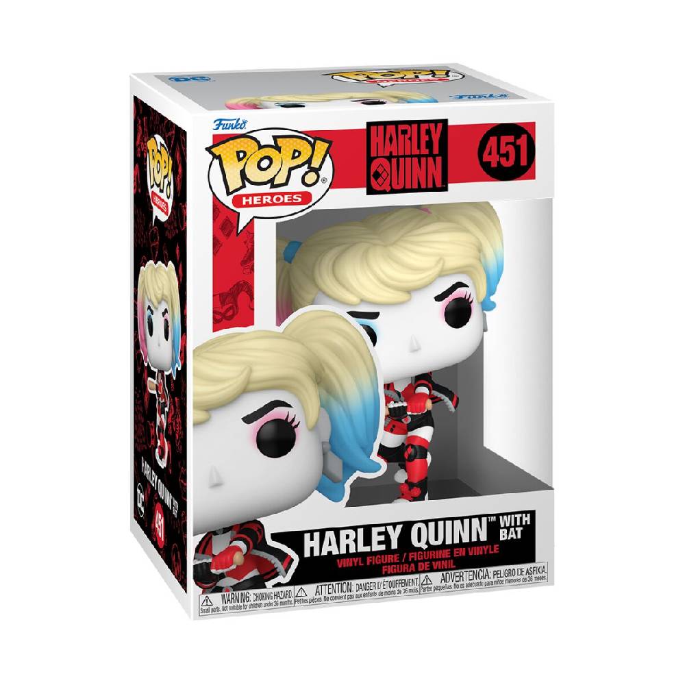 EMP "Harley With Bat Vinyl Figur 451" Funko Pop! Von Harley Quinn