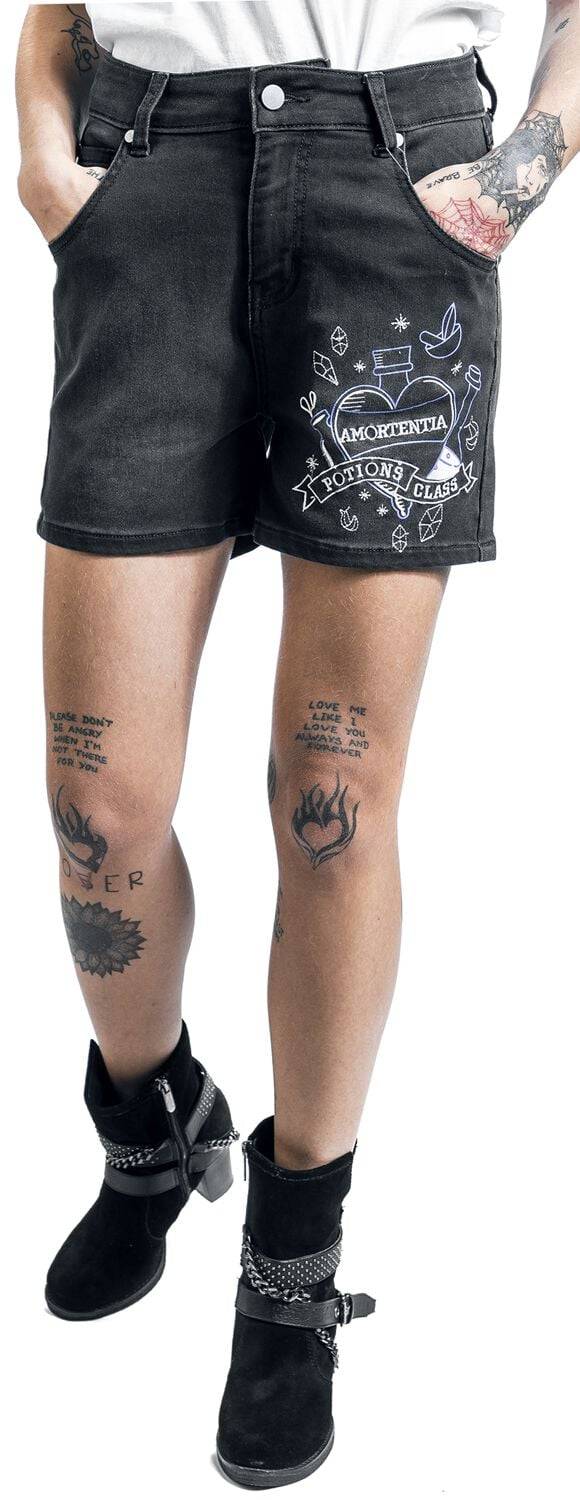 EMP "Harry Potter - Potions" Short Grey Denim Von Harry Potter