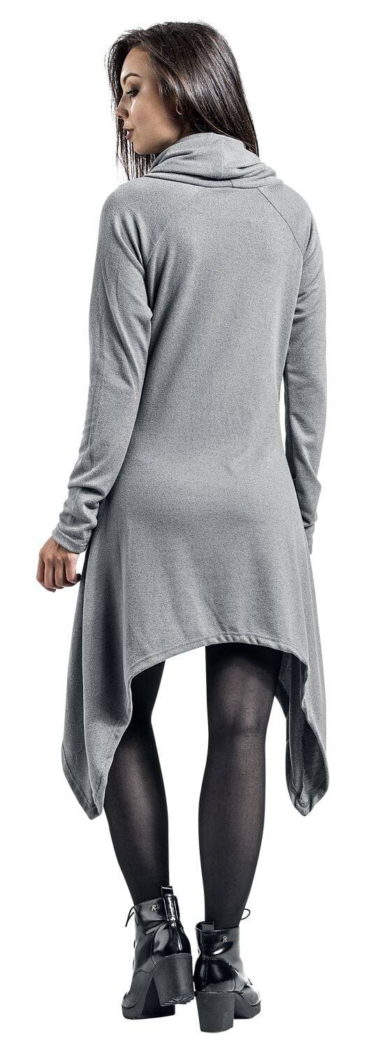 EMP "Hazard Dress" Kurzes Kleid Grau Von Poizen Industries