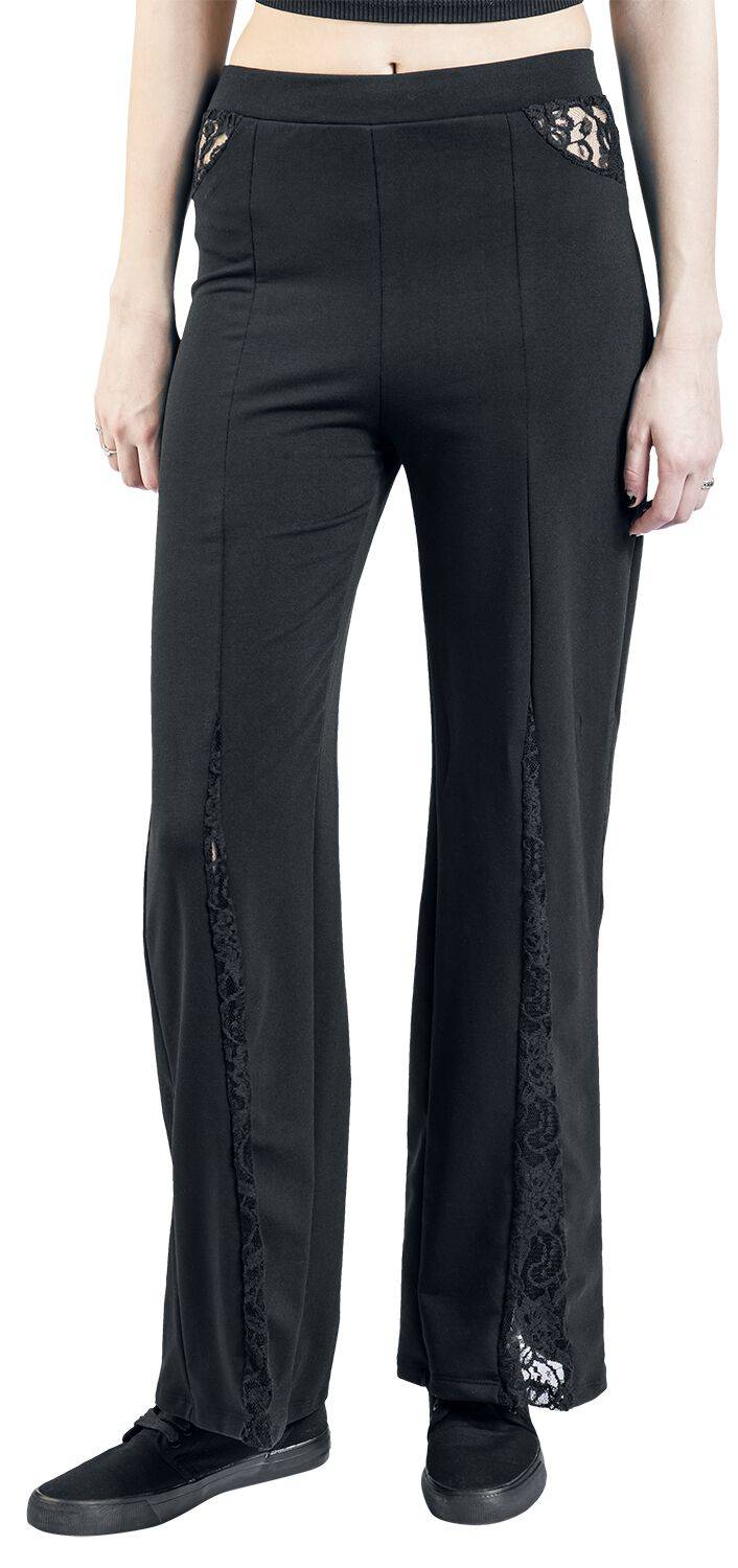 EMP "Heartly Cherries" Stoffhose Schwarz Von Alchemy England
