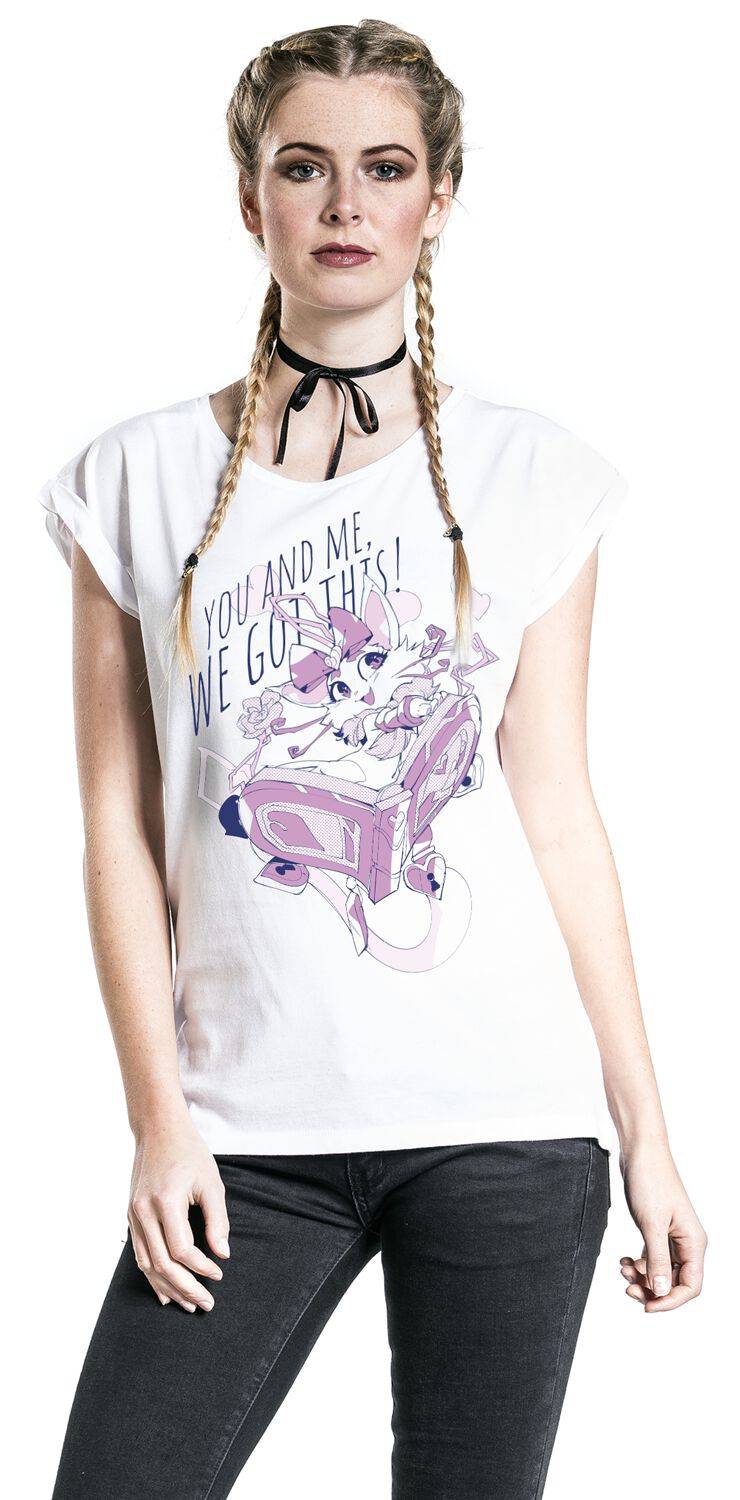 EMP "Heartseeker Yuumi - Valentines Day 2024" T-Shirt Weiß Von League Of Legends
