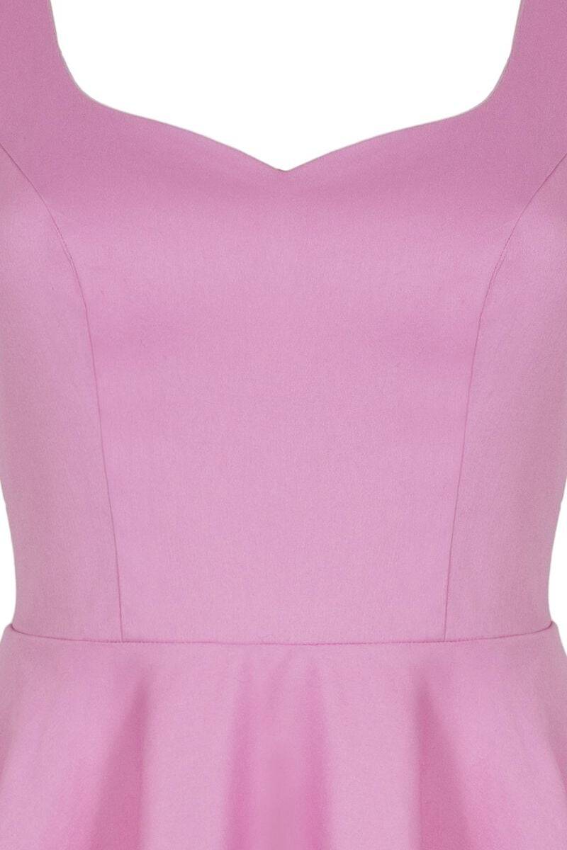 EMP "Heidi Dress Pink" Mittellanges Kleid Pink Von Hell Bunny