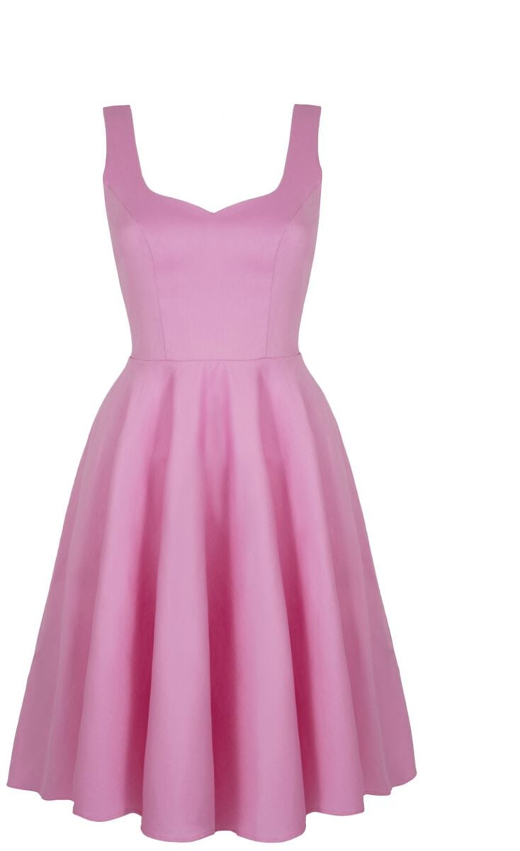 EMP "Heidi Dress Pink" Mittellanges Kleid pink von Hell Bunny