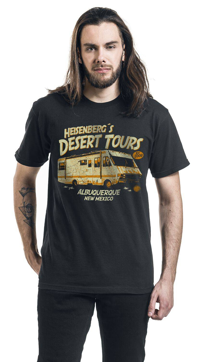EMP "Heisenberg`s Desert Tours" T-Shirt Schwarz Von Breaking Bad
