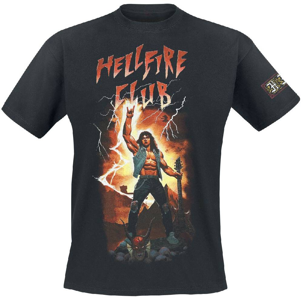 EMP "Hellfire Club" T-Shirt schwarz von Stranger Things