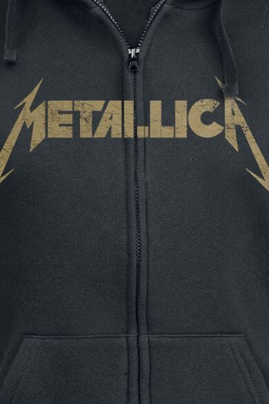EMP "Hetfield Iron Cross Guitar" Kapuzenjacke Schwarz Von Metallica