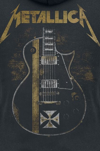 EMP "Hetfield Iron Cross Guitar" Kapuzenjacke Schwarz Von Metallica