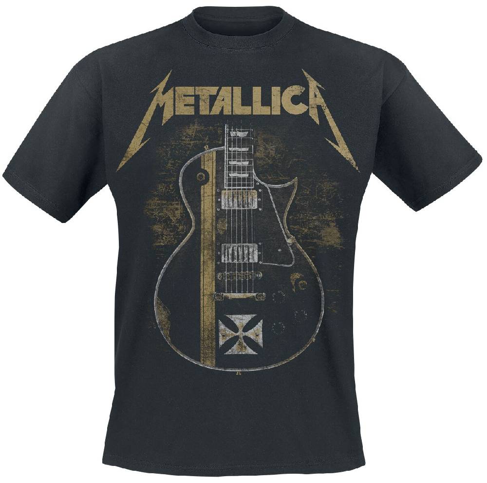 EMP "Hetfield Iron Cross Guitar" T-Shirt schwarz von Metallica