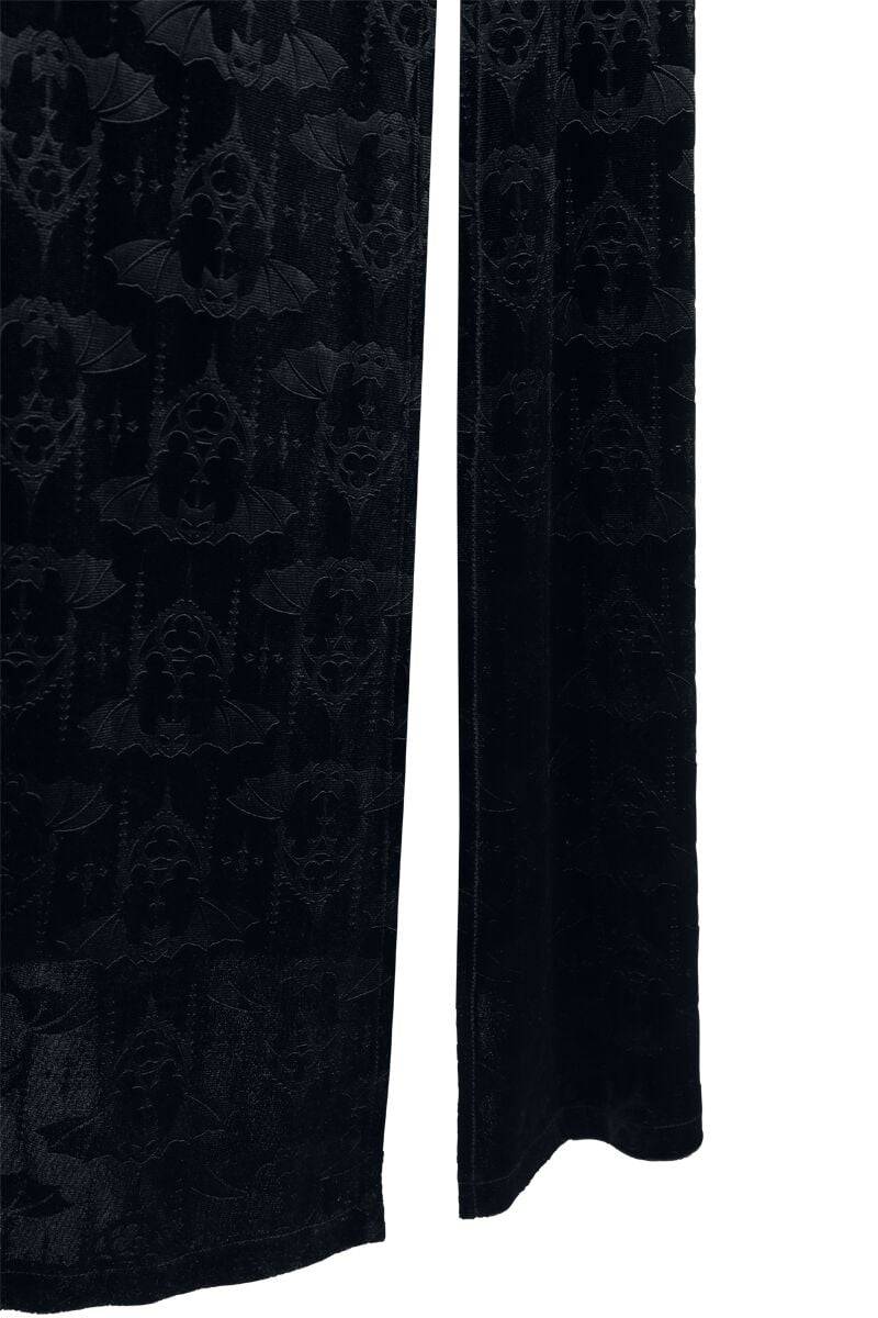 EMP "Hex Gothic Bat Dress" Langes Kleid Schwarz Von Banned Alternative