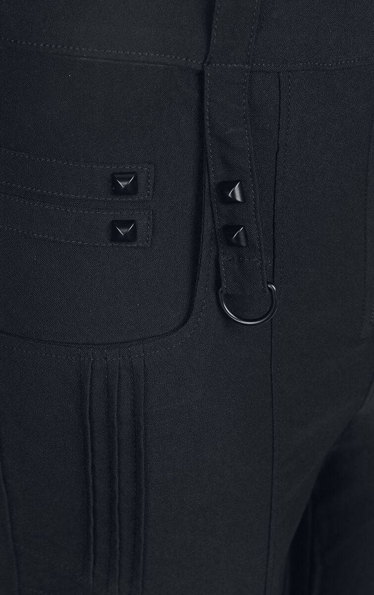 EMP "High Above Trousers" Stoffhose Schwarz Von KIHILIST By KILLSTAR