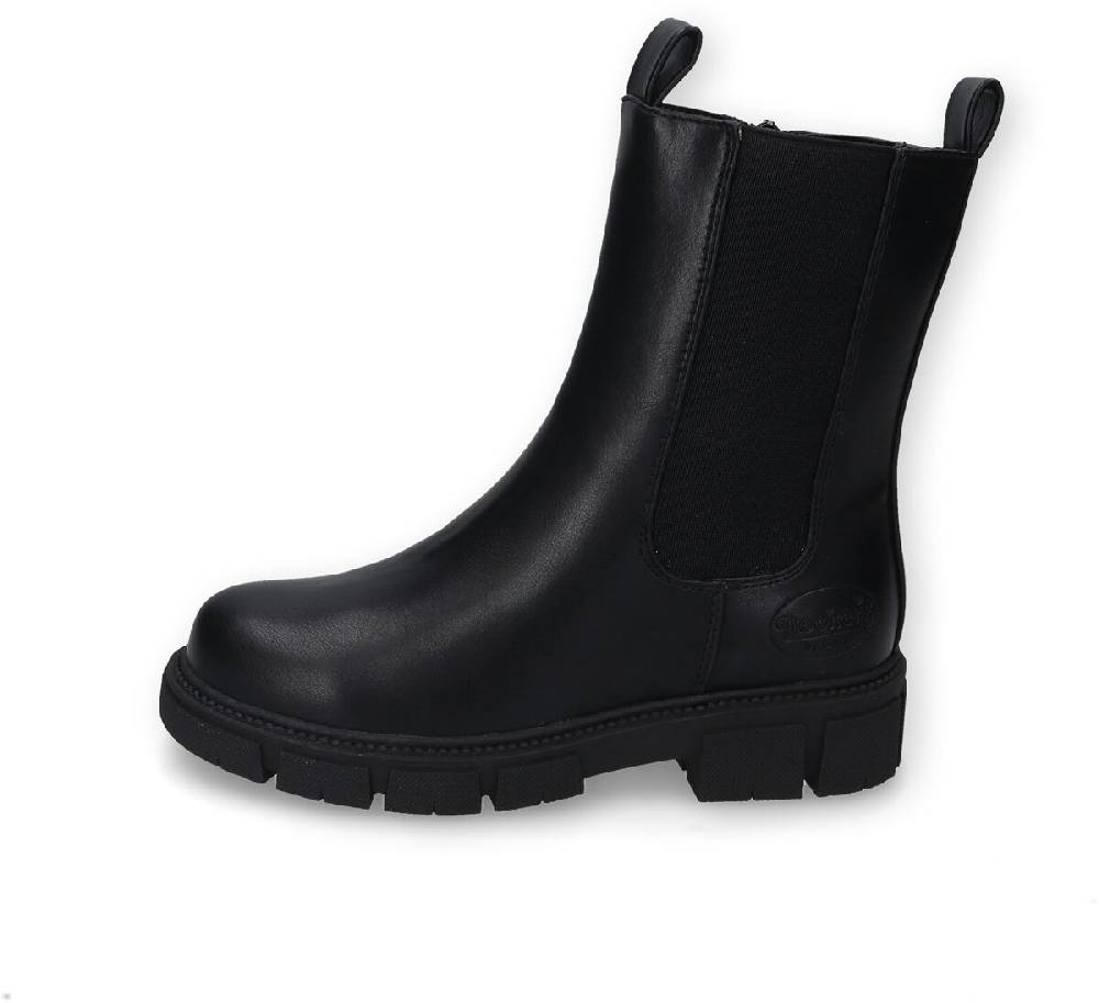 EMP "High Chelsea Boot" Kinder Boots Schwarz Von Dockers By Gerli