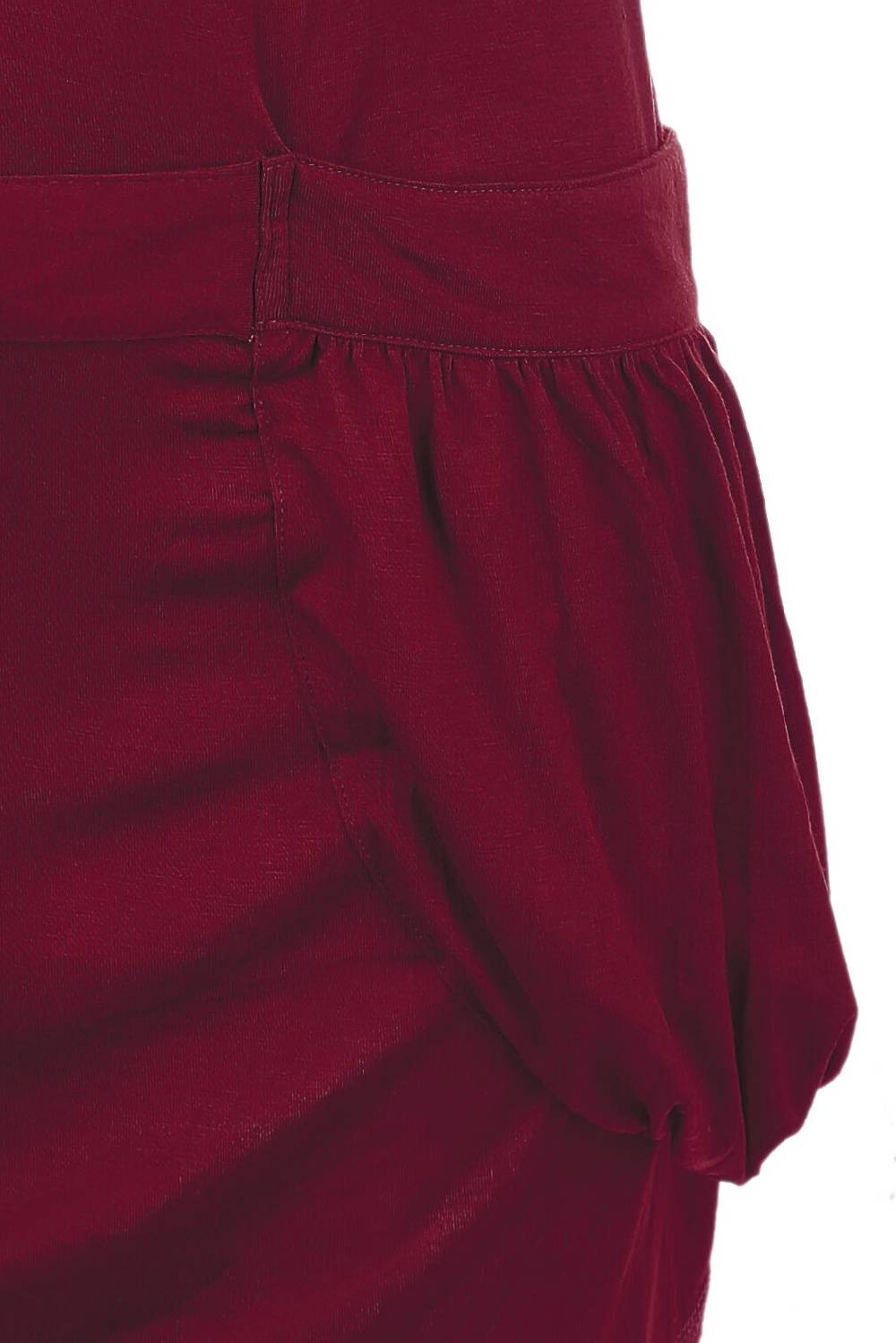 EMP "High Neck Dress" Kurzes Kleid Bordeaux Von RED By EMP