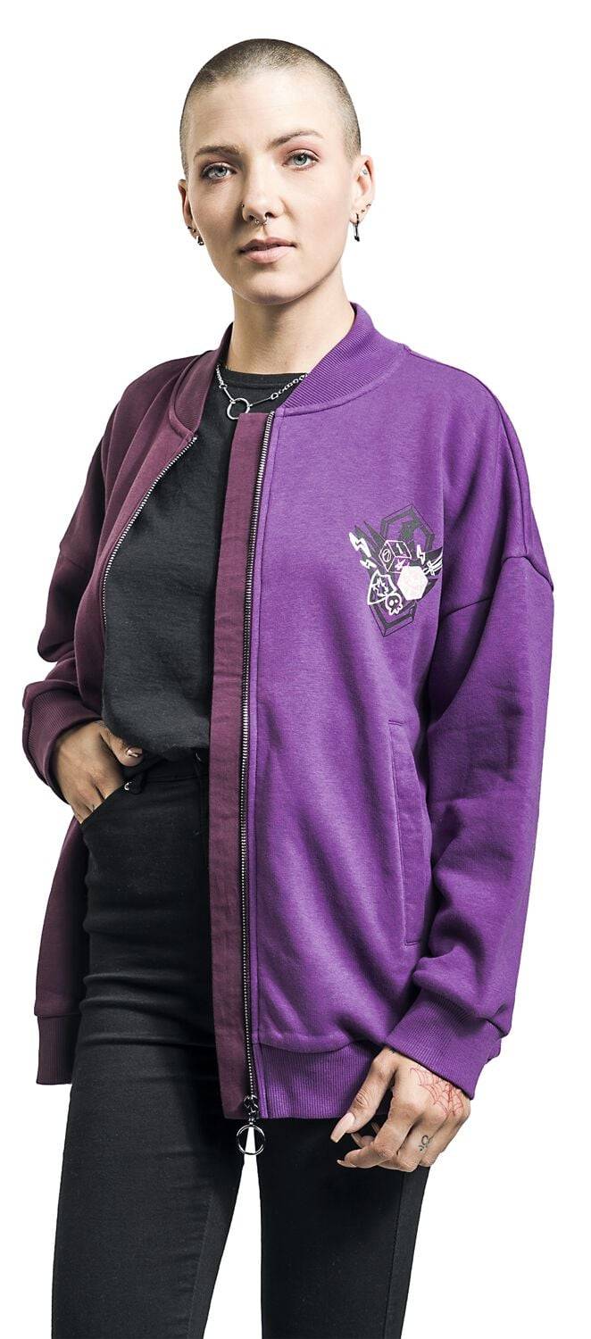 EMP "High Roller" Collegejacke Violett Von Tiny Tina's Wonderlands