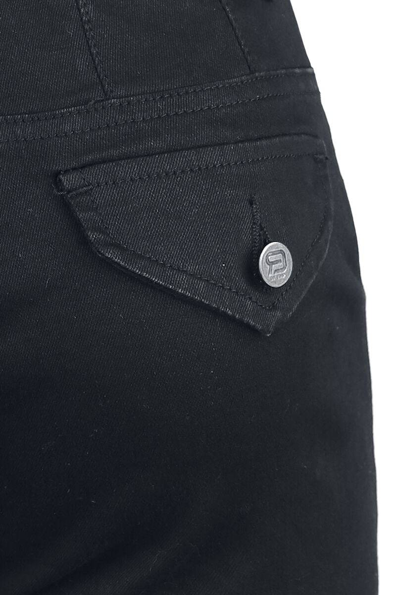 EMP "High Waist Denim Hot Pant" Hotpant Schwarz Von Forplay