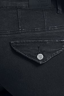 EMP "High Waist Denim Jeans" Jeans Schwarz Von RED By EMP