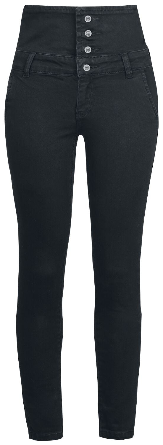 EMP "High Waist Denim Jeans" Jeans schwarz von RED by EMP