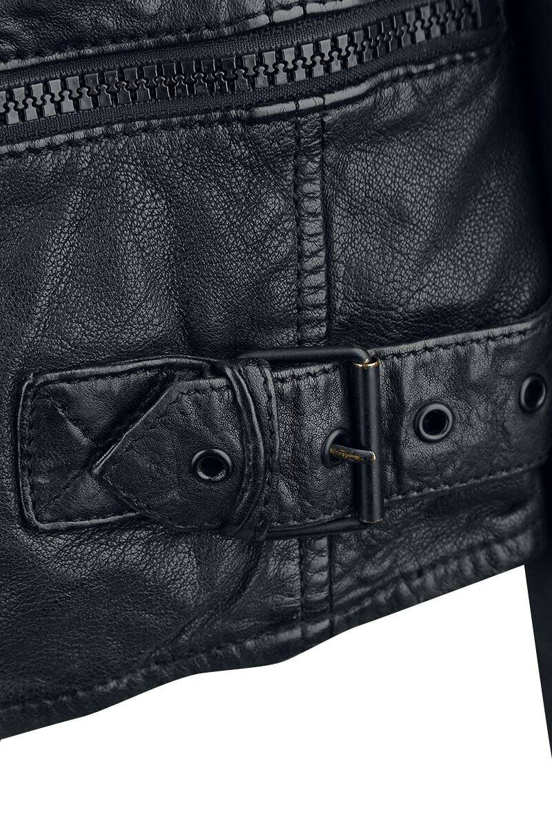 EMP "Highway 2 Slim Fit LAGIV" Lederjacke Schwarz Von Gipsy