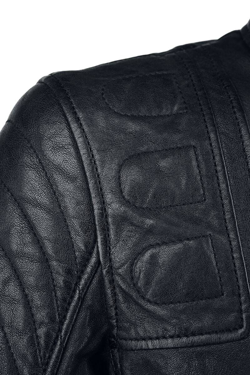 EMP "Highway 2 Slim Fit LAGIV" Lederjacke Schwarz Von Gipsy
