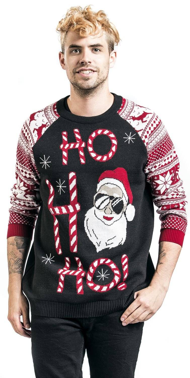 EMP "Ho Ho Ho" Weihnachtspullover Multicolor Von Ugly Christmas Sweater