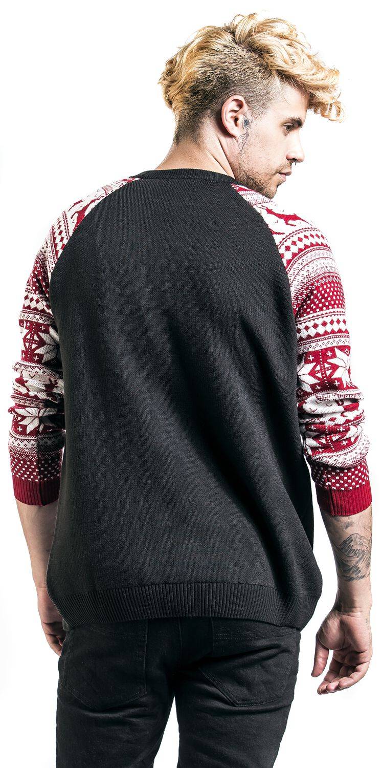 EMP "Ho Ho Ho" Weihnachtspullover Multicolor Von Ugly Christmas Sweater