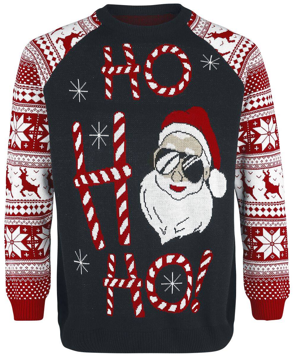 EMP "Ho Ho Ho" Weihnachtspullover multicolor von Ugly Christmas Sweater