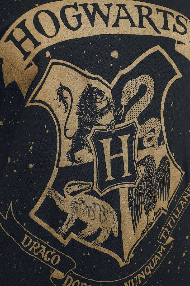 EMP "Hogwart's Crest" T-Shirt Schwarz Von Harry Potter