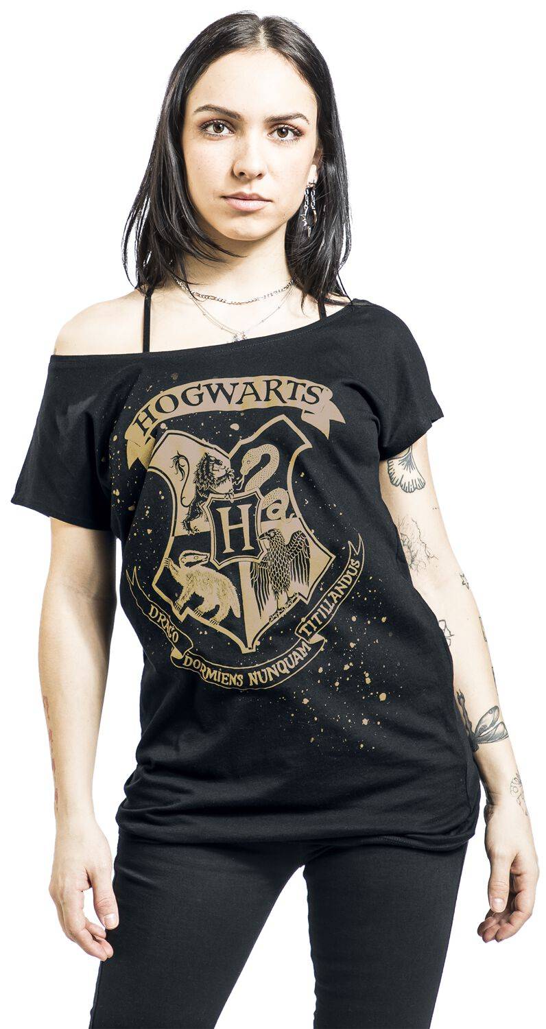 EMP "Hogwart's Crest" T-Shirt Schwarz Von Harry Potter