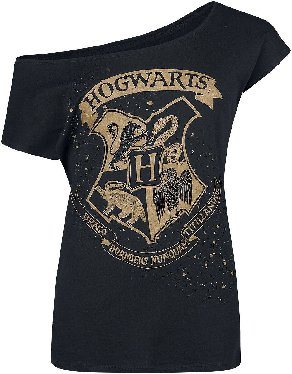 EMP "Hogwart's Crest" T-Shirt schwarz von Harry Potter