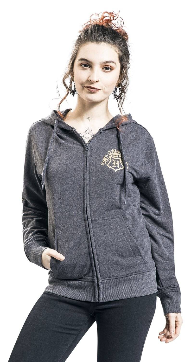 EMP "Hogwarts Home" Kapuzenjacke Charcoal Von Harry Potter