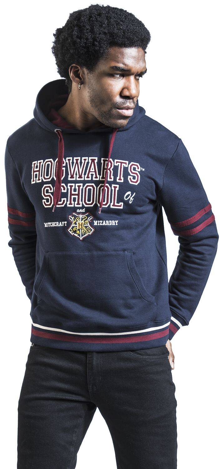 EMP "Hogwarts School" Kapuzenpullover Navy Von Harry Potter