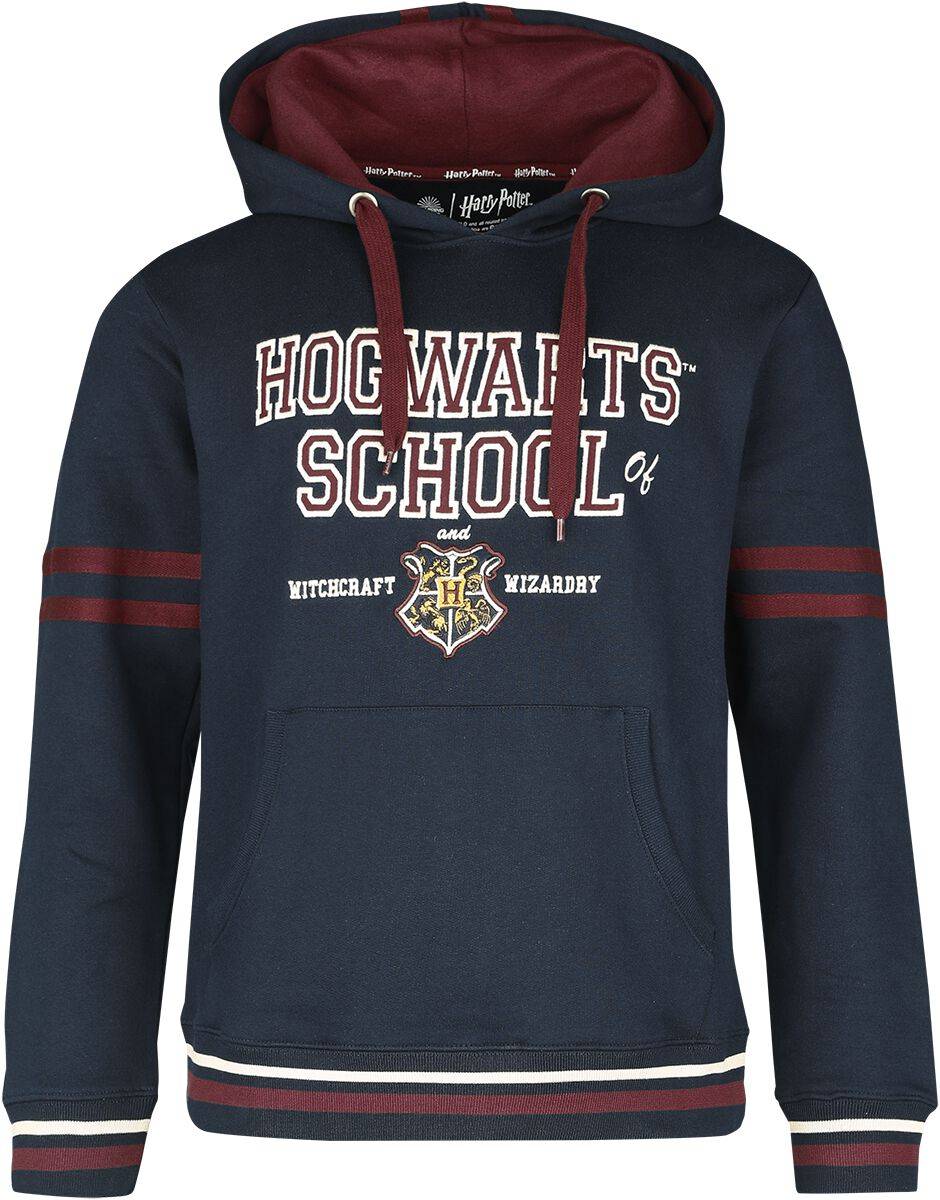 EMP "Hogwarts School" Kapuzenpullover navy von Harry Potter