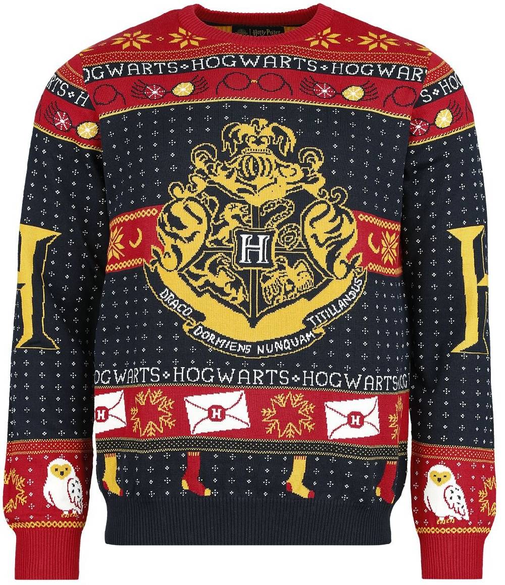 EMP "Hogwarts" Weihnachtspullover multicolor von Harry Potter