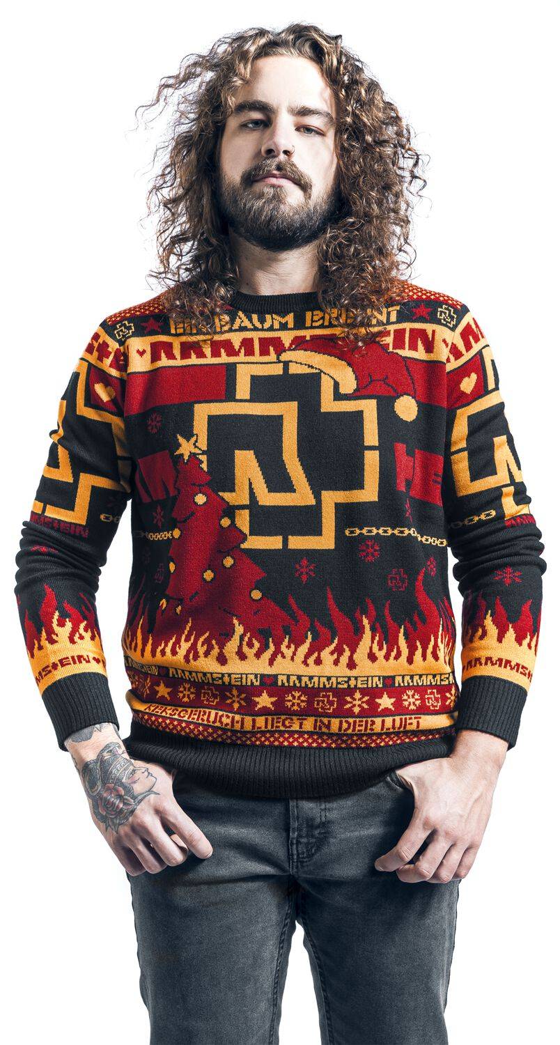 EMP "Holiday Sweater 2020" Weihnachtspullover Multicolor Von Rammstein