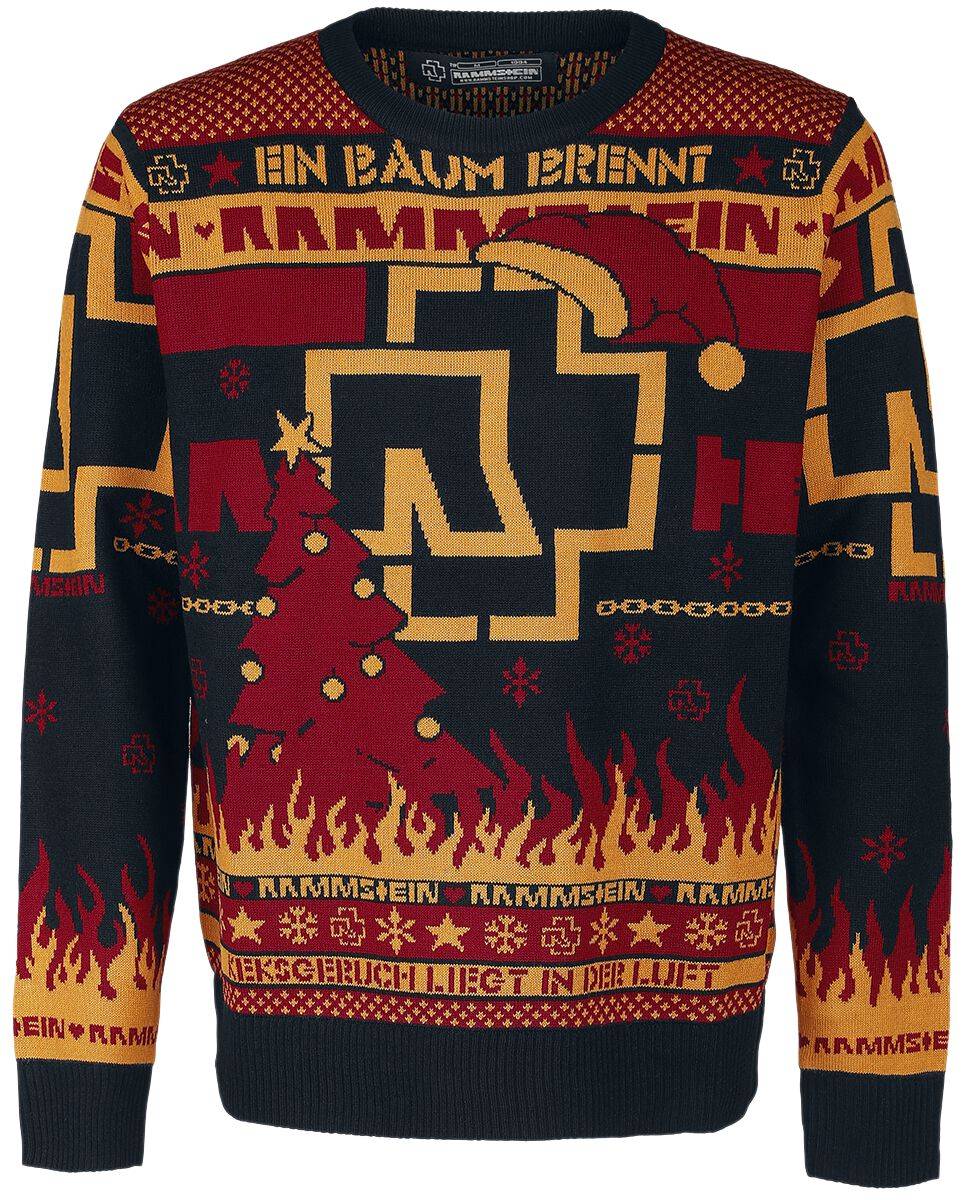 EMP "Holiday Sweater 2020" Weihnachtspullover multicolor von Rammstein