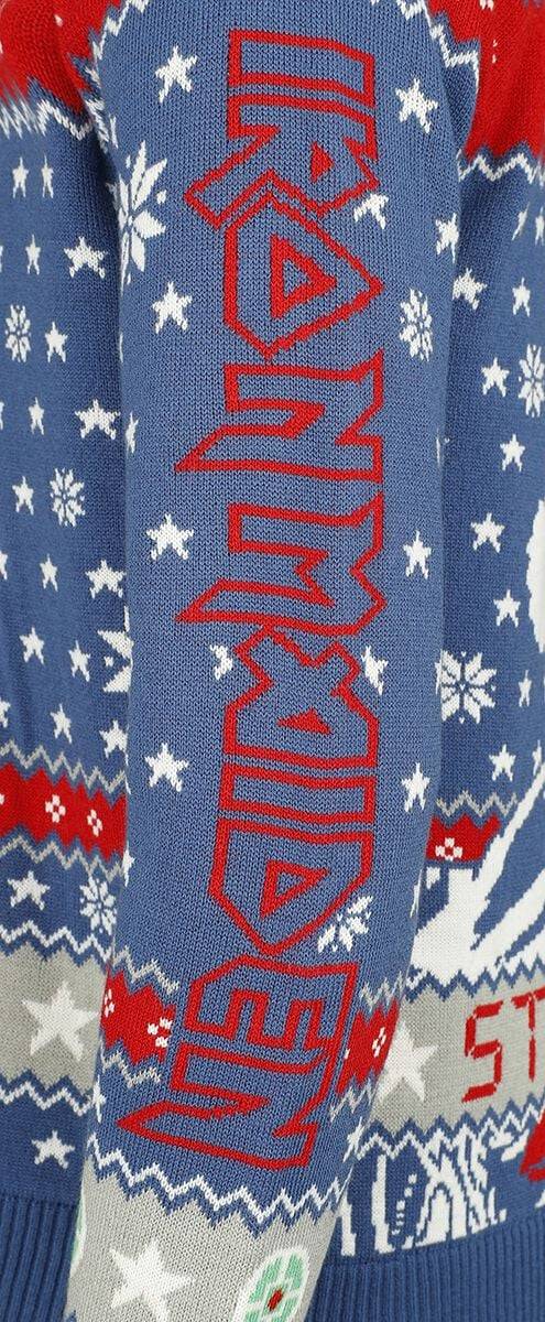 EMP "Holiday Sweater 2024" Weihnachtspullover Multicolor Von Iron Maiden
