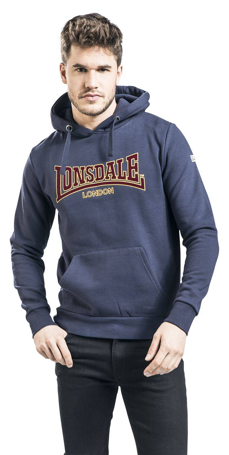 EMP "Hooded Classic LL002" Kapuzenpullover Blau Von Lonsdale London