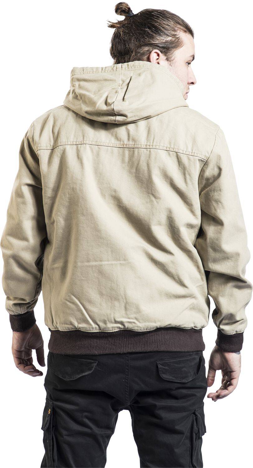 EMP "Hooded Duck Canvas Jacket" Übergangsjacke Sand Von Dickies