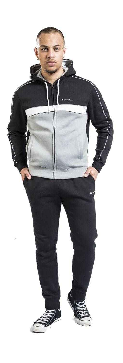 EMP "Hooded Full Zip Suit" Trainingsanzug Schwarz Von Champion