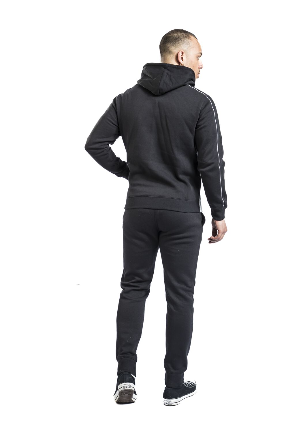 EMP "Hooded Full Zip Suit" Trainingsanzug Schwarz Von Champion