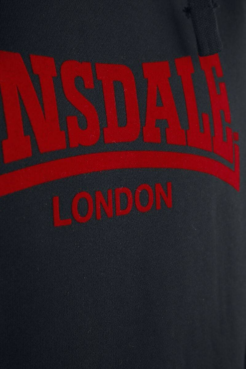 EMP "Hooded One Tone" Kapuzenpullover Schwarz Von Lonsdale London