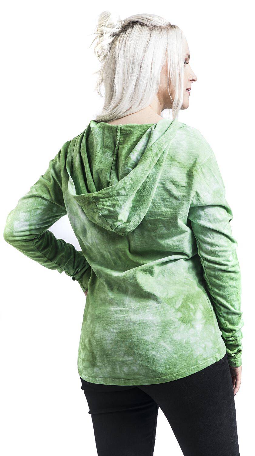 EMP "Hooded Top Deva" Kapuzenpullover Grün Von Outer Vision