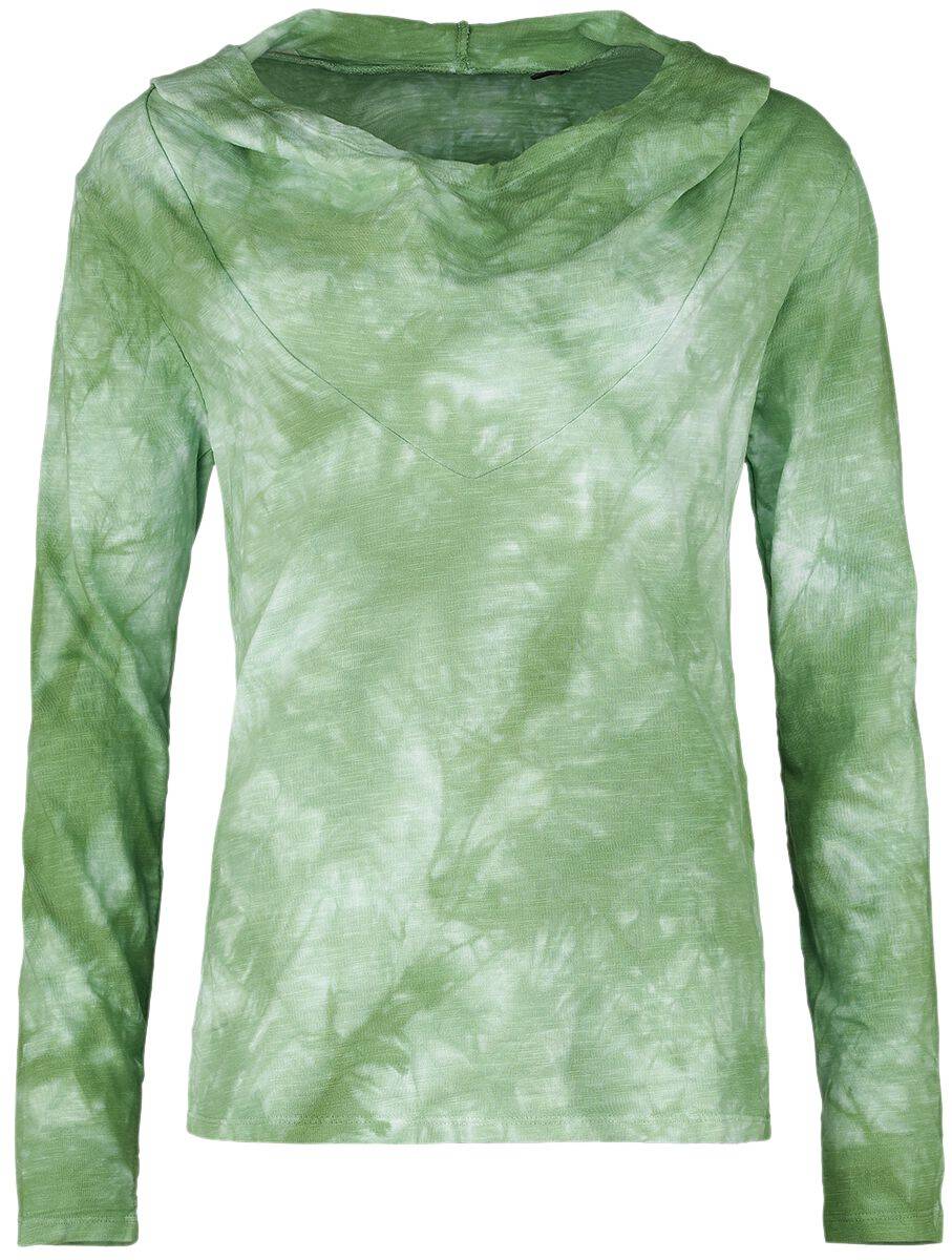 EMP "Hooded Top Deva" Kapuzenpullover grün von Outer Vision