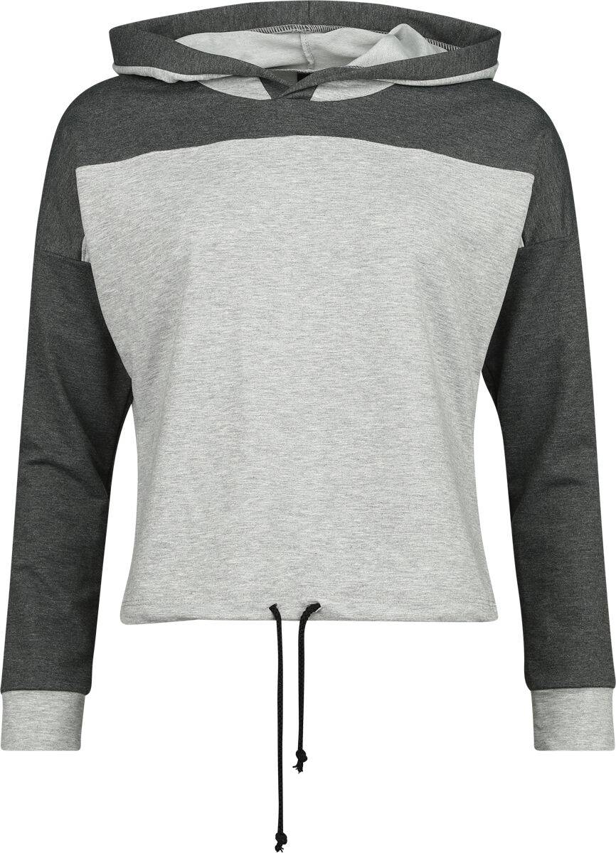 EMP "Hoodie Mima" Kapuzenpullover grau/schwarz von Outer Vision