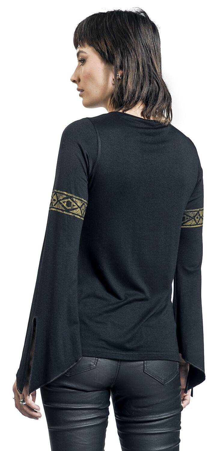 EMP "Horse Of Rohan" Langarmshirt Schwarz Von Der Herr Der Ringe