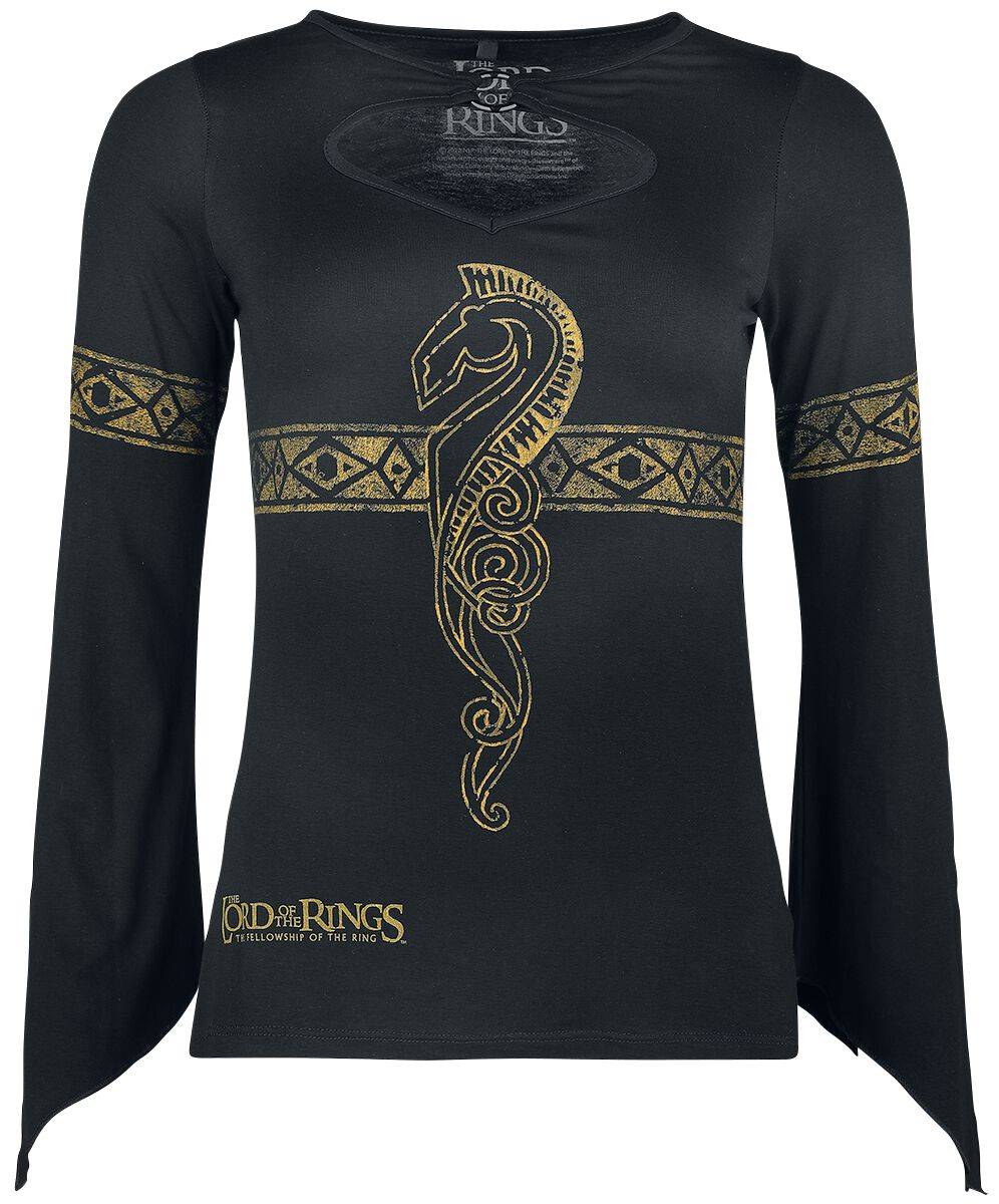 EMP "Horse Of Rohan" Langarmshirt schwarz von Der Herr der Ringe