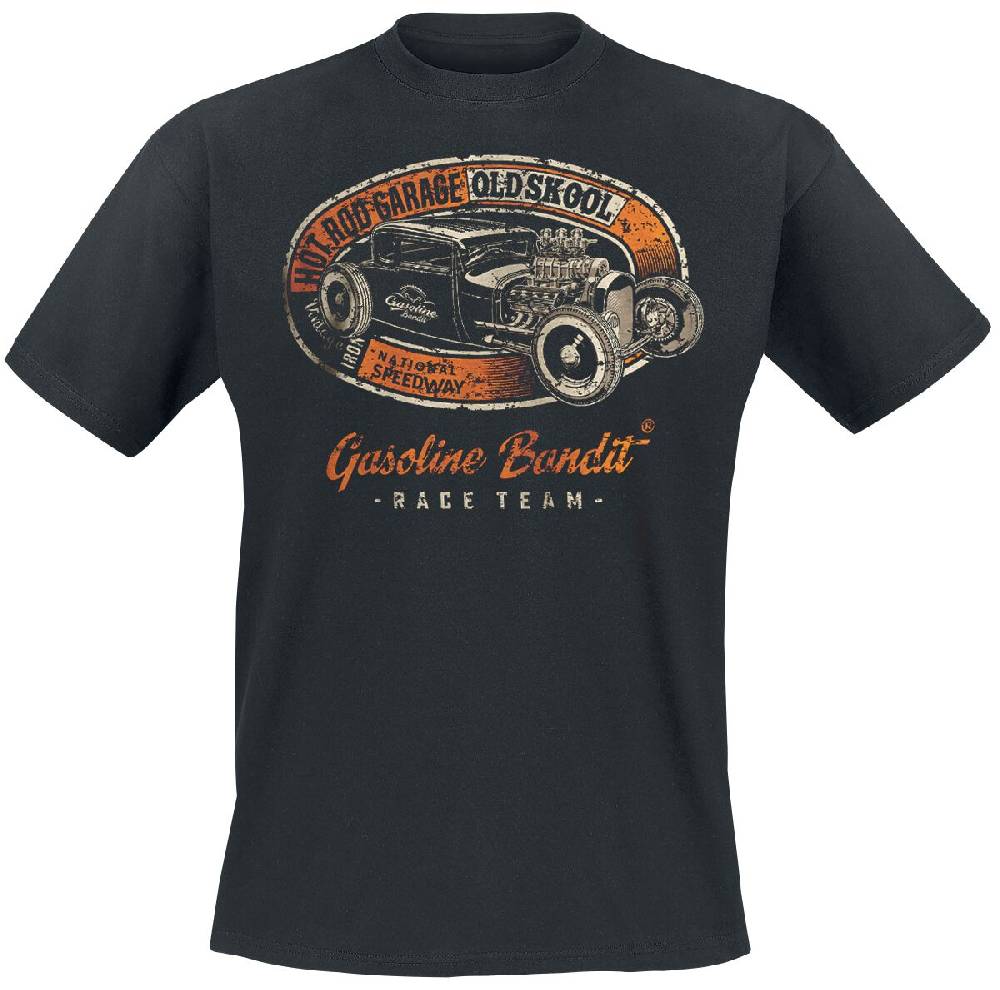 EMP "Hot Rod Garage" T-Shirt schwarz von Gasoline Bandit